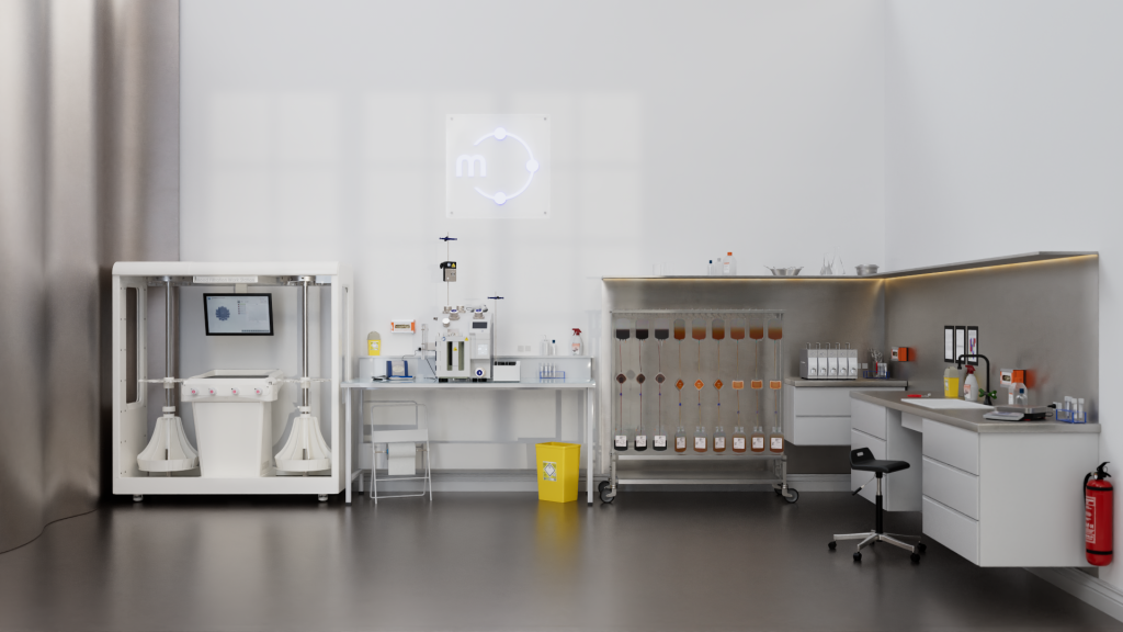 Macopharma leukodepletion laboratory 3D scene